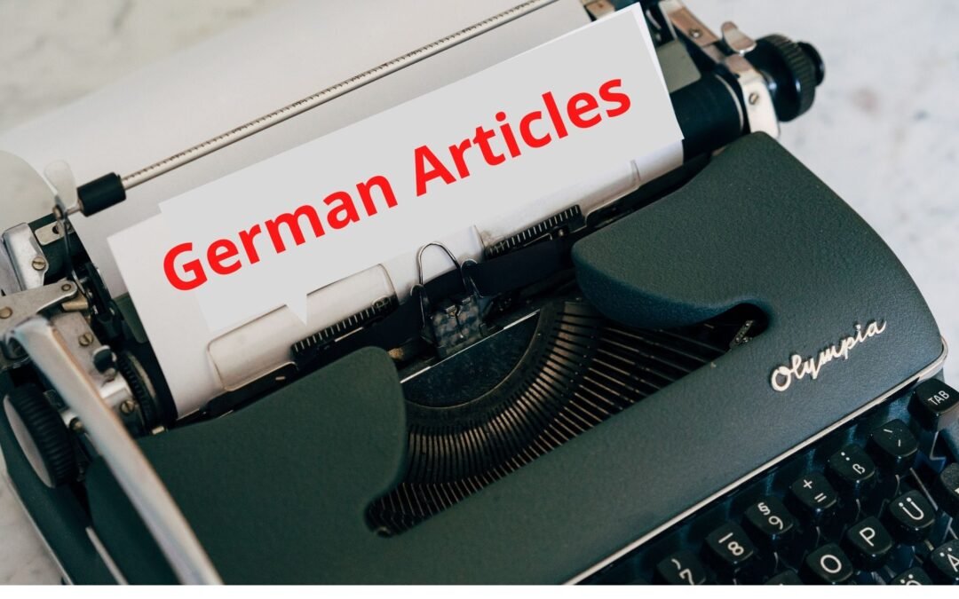 Learn ‘THE’ GERMAN ARTICLES with Germanacharya